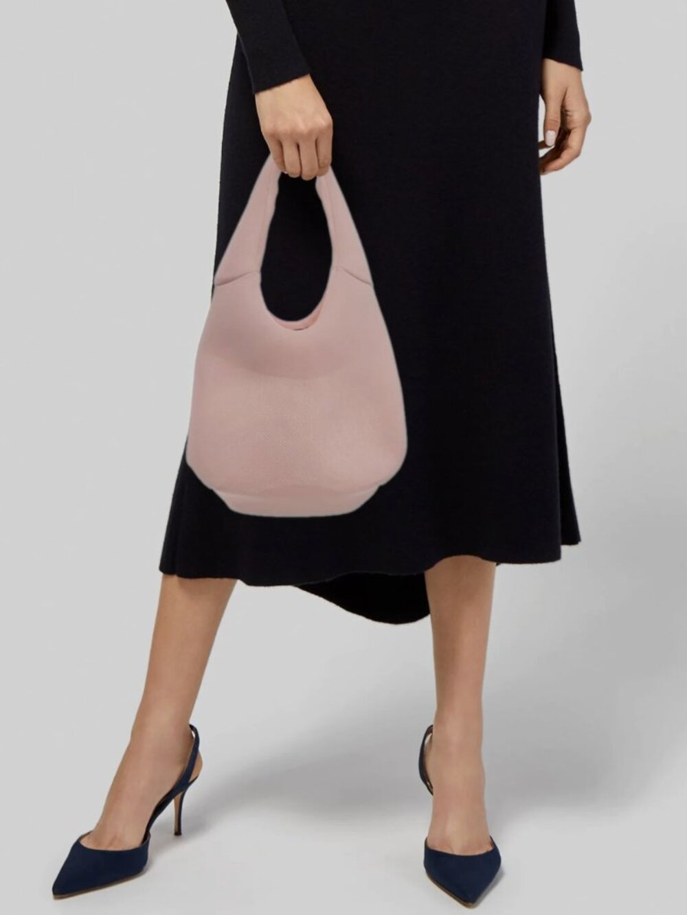Simone Rocha Ballet Pink Mesh Shoulder Bag